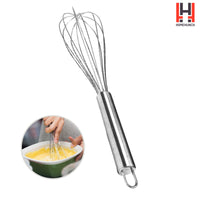 HomeHunch 2 Pack Metal Whisk Stainless Steel Metal Whisks For Cooking Wisk