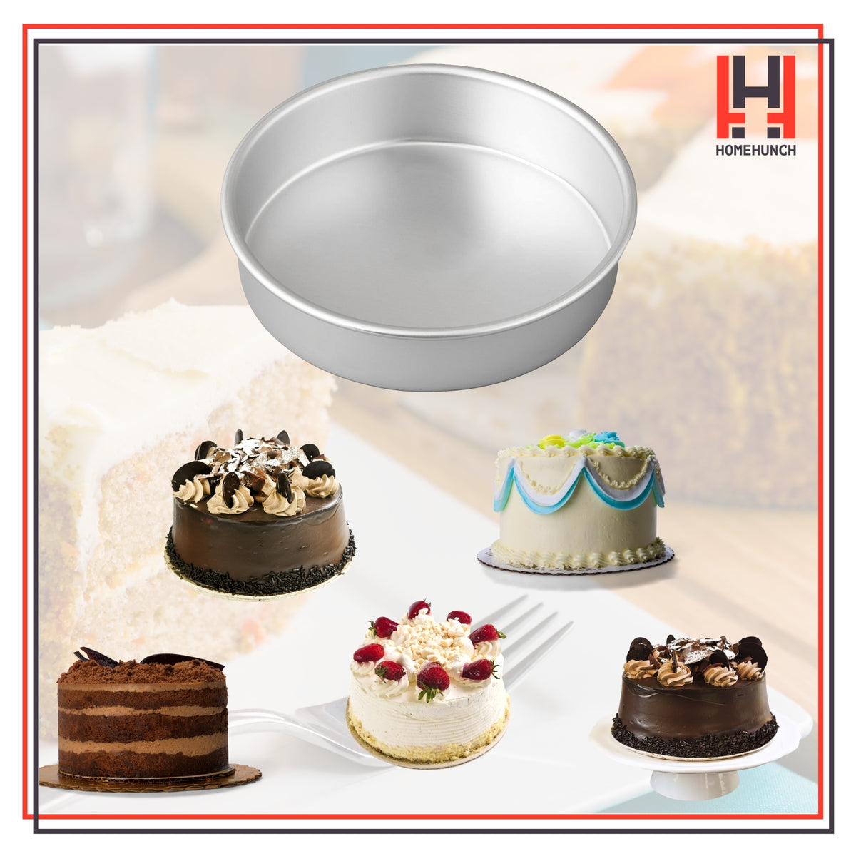 Round Cake Baking Trays, Baking Mould Bakeware