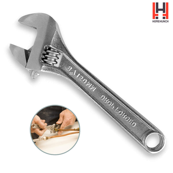 HomeHunch Adjustable Wrench 6 Inch Spanner Monkey Wrenches Mechanic Tools