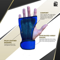 Workout Gloves for Weight Lifting Fitness Gym Crossfit Wrist Support Adjustable Wrist Wrap Men and Women