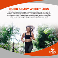 Spawn Fitness Natural Fat Burner Supplement Weight Loss Pills for Women Men