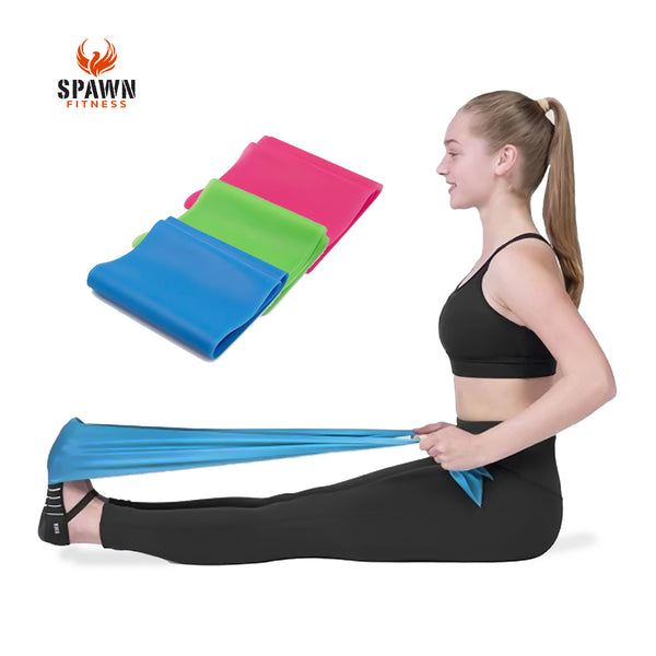 Spawn Fitness Physical Therapy Resistance Bands Exercise Workout Set of 3