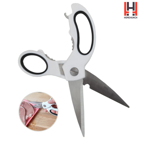 Kitchen Scissors Heavy Duty Shears with Blade Cover, Stainless Steel Kitchen  Shears for Herbs, Chicken, Meat