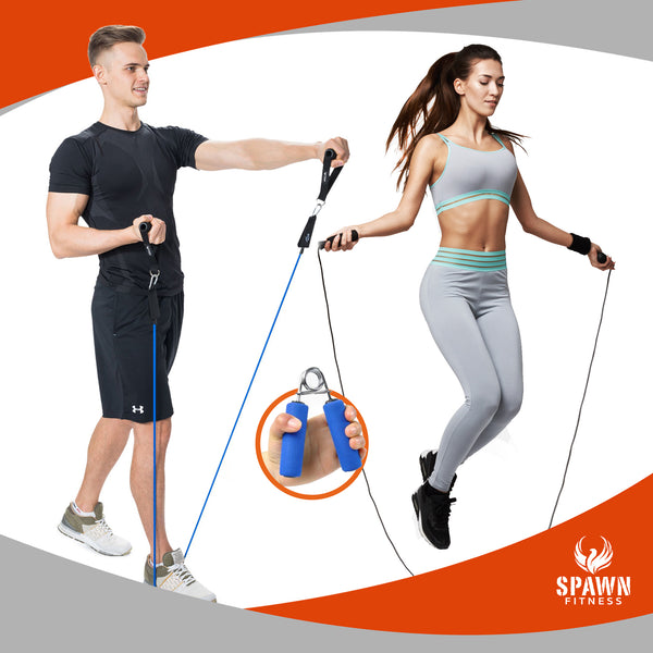 Spawn Fitness Resistance Bands Exercise for Workout Jump Rope Yoga
