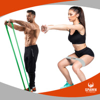 Spawn Fitness Pull Up Assistance Resistance Bands Exercise for Workout Set