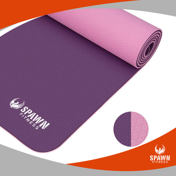 Spawn Fitness Yoga Exercise Workout Mat Excersize Mats for Floor Women –  Lebbro Industries