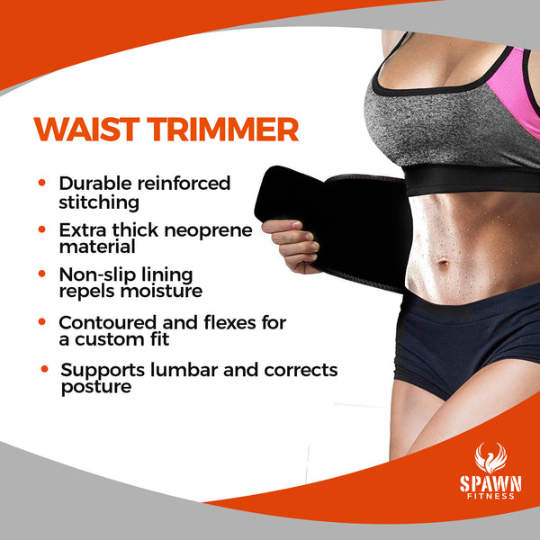 Spawn Fitness Waist Trimmer Belt for Weight Loss Fat Burner Sweat