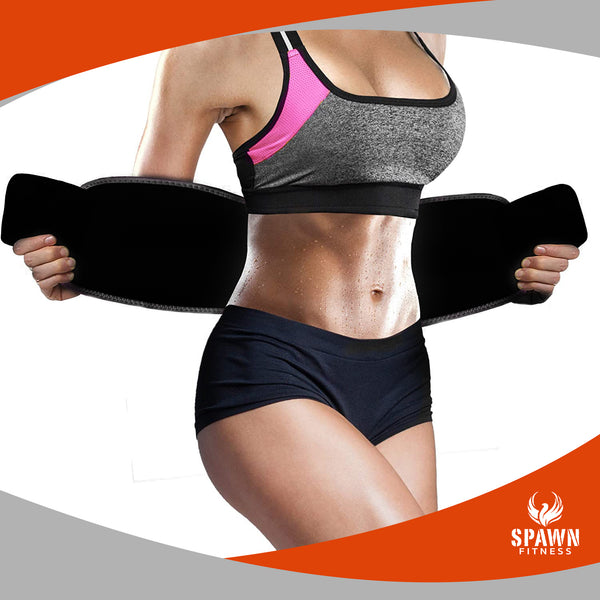Spawn Fitness Waist Trimmer Belt for Weight Loss Fat Burner Sweat Trai –  Lebbro Industries